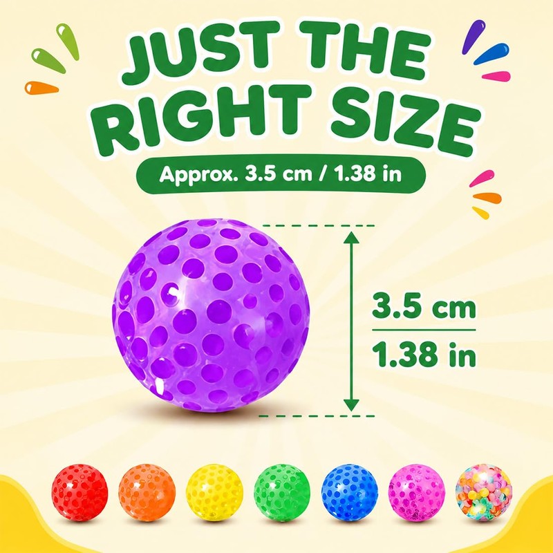 MLRUQRX 10 Pezzi Palline Antistress Squishy - Regalini Fine Festa