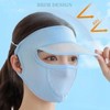 xbuk Ice Silk Full Face Mask,Sun Hats for Women UV