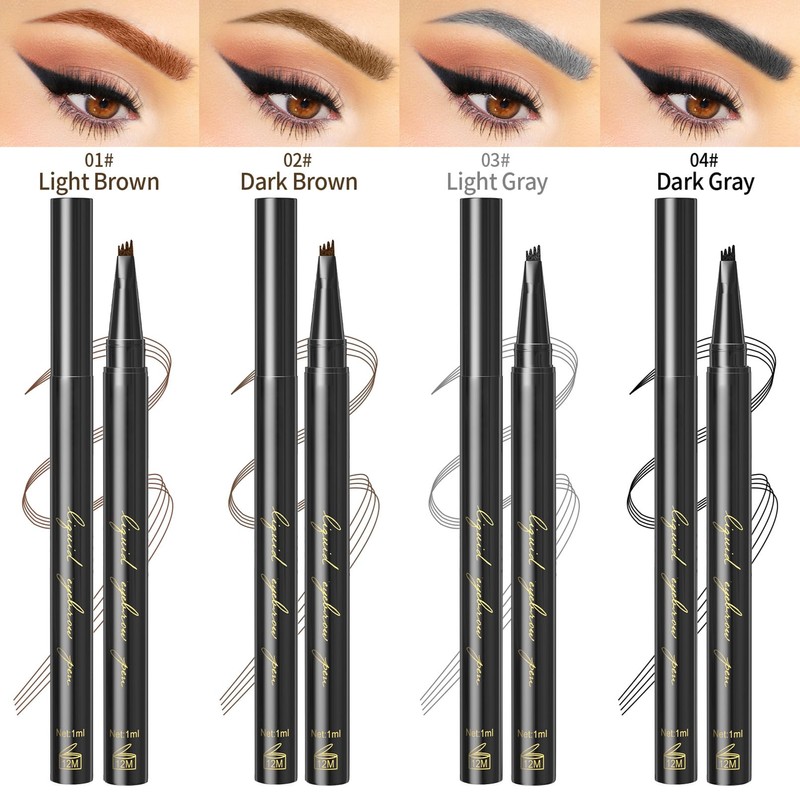 GL-Turelifes Eyebrow Pencil Microblading Pen, Liquid Eyebrow Pen Micro 4