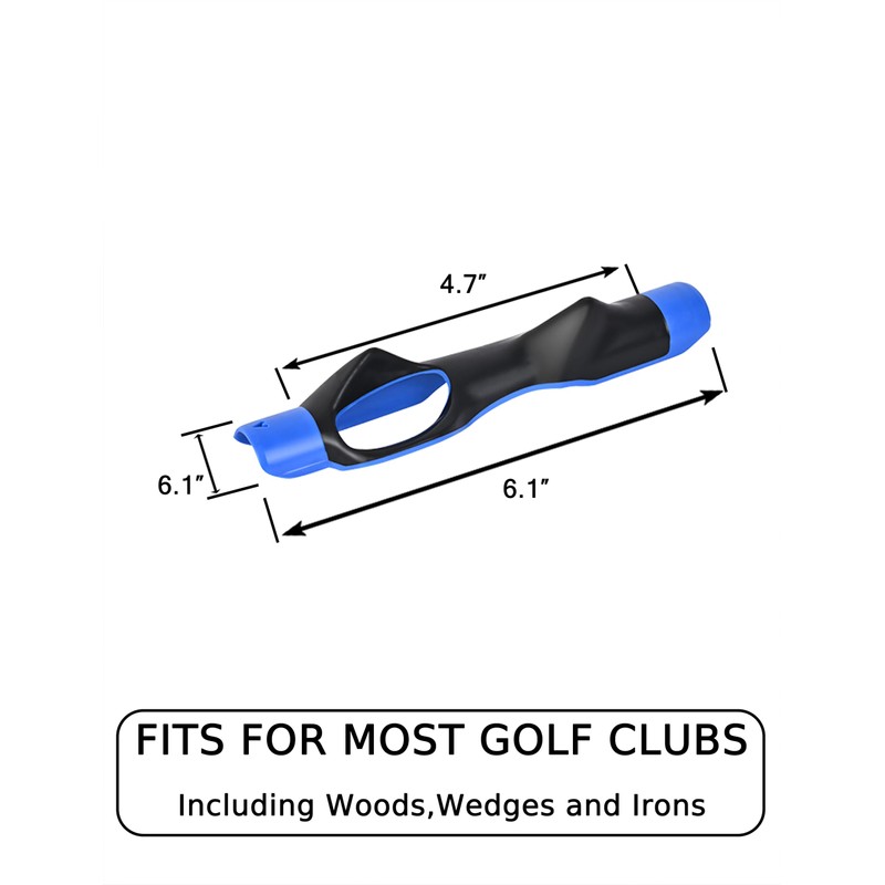 Golf Grip Trainer Attachment For Developing Correct Hand Positioning Habits