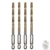 YONTTQNN Hexagonal Shaft Ironwork Drill Bits 0.24 inches (6.0 mm)