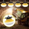 alitade 50ft LED Temporary Construction String Work Lights Industrial Grade
