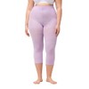 Ulla Popken Women's Tights, Mauve Pink