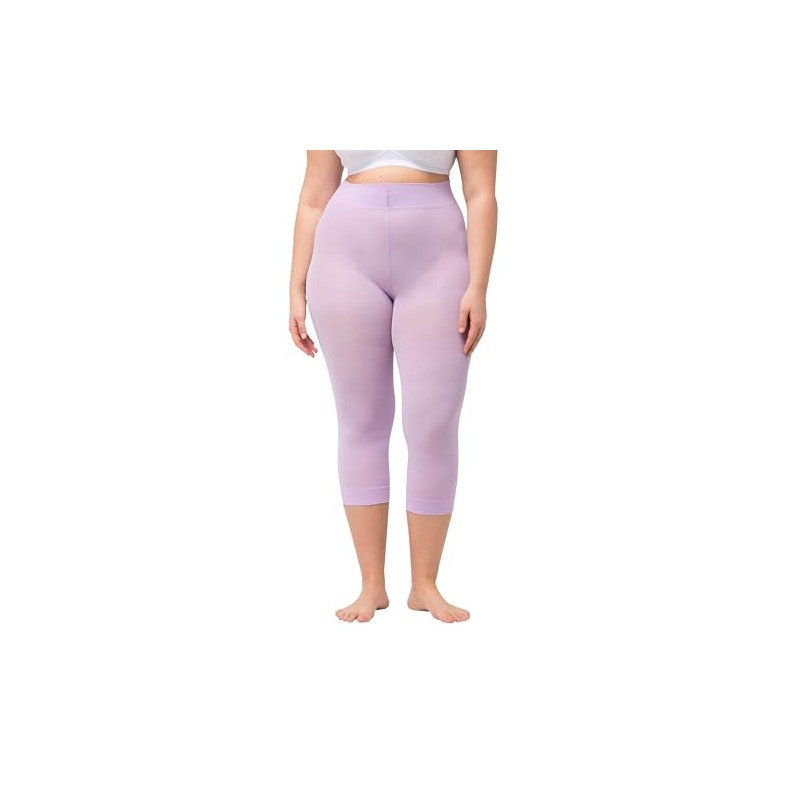 Ulla Popken Women's Tights, Mauve Pink