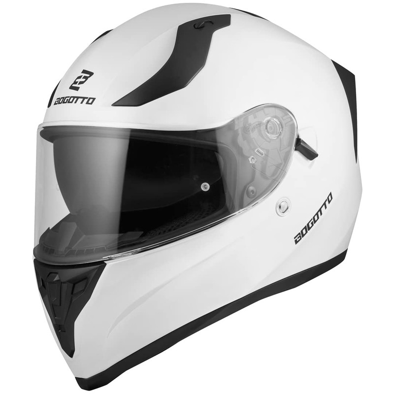 Bogotto H128 Solid Helmet, White, L