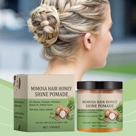 Hair Shine Pomade Men's Hair Pomade Premium Hair Styling Pomade Hair Styling Pomade High Gloss Hair Paste for Natural Hair Textures Nutritious Hair Care Wax