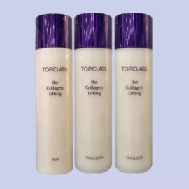 Chamzone 참존 탑클래스 더 콜라겐 리프팅 기초2종 (스킨120ml 1개+에멀전120mlx2개) 프레쉬한 Charum Zone Top Class The Collagen Lifting Basic 2-Set (Skin 120ml 1ea + Emulsion 120ml x 2ea) Fresh