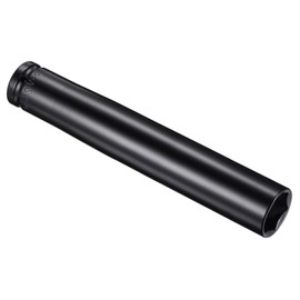 WorkBless 1/2" Drive x 24mm Deep Impact Socket, CR-V Steel 8" Length, 6-Point Metric Sizes