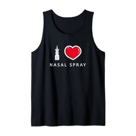 I love nasal spray allergy flu sniffles Tank Top