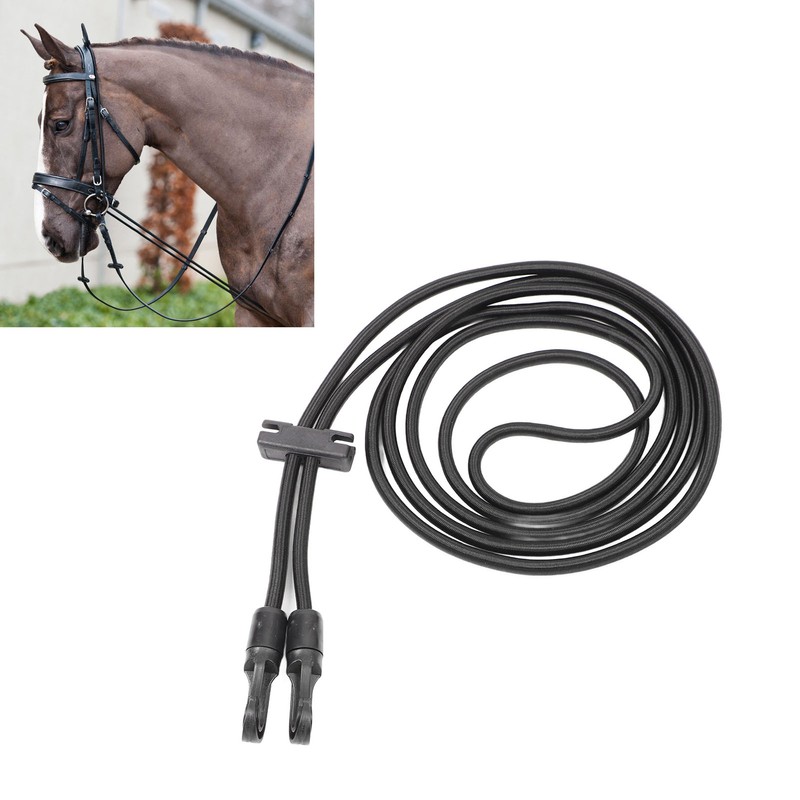 Horse Side Reins Horse Reins Elastic Neck Stretcher Adjustable Training