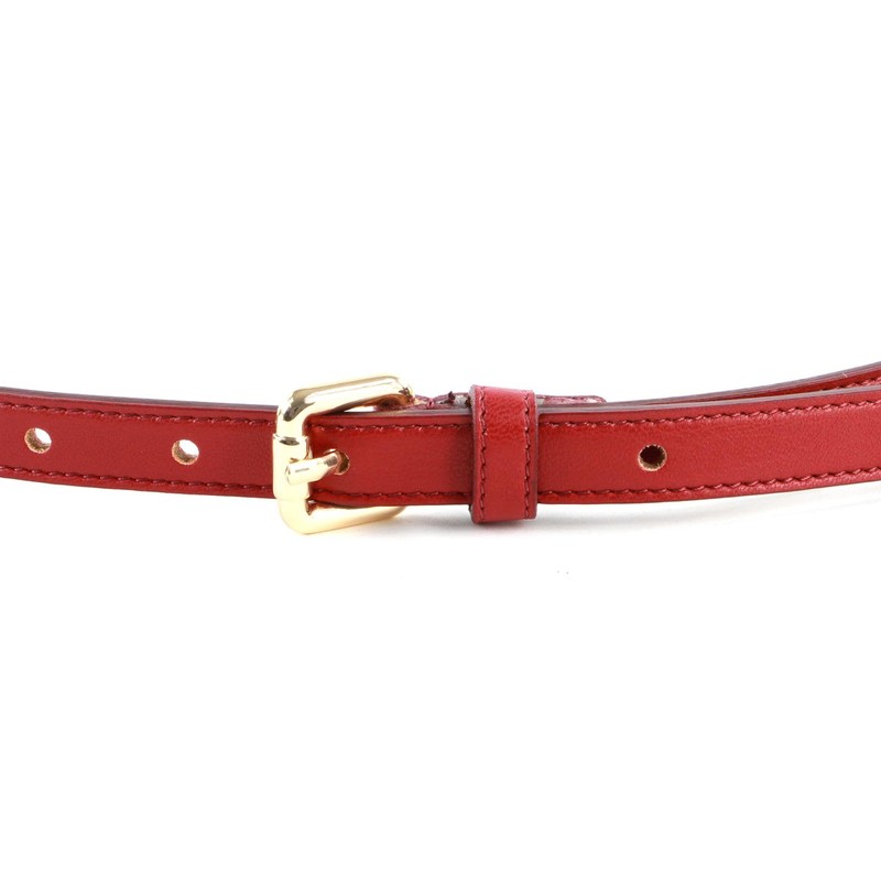 VALENTINO Emma Winter Belt W85 Rosso - Can be Shortened,