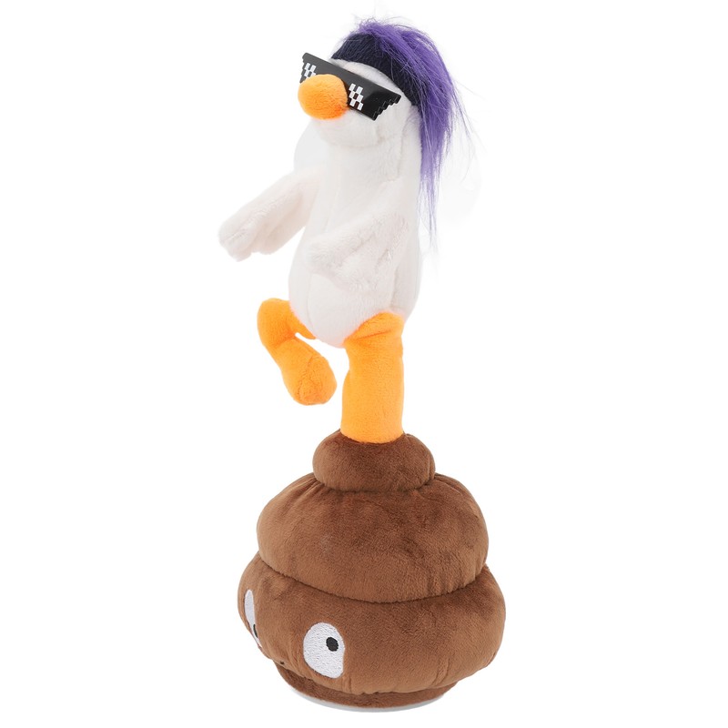 Baby Electric Plush Doll Goose Shape Interactive Talking Singing Dancing