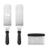 New Star Foodservice 1029161 Juego de espátulas para barbacoa de