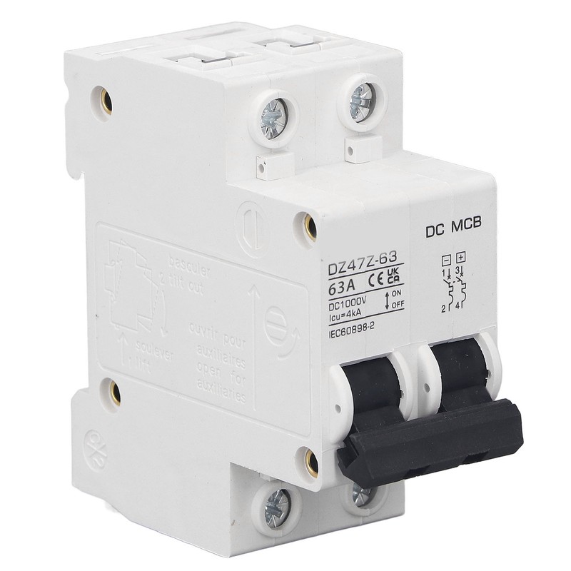 DC Circuit Breaker Overload Protection Magnetic System PV Circuit Breaker