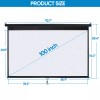 Segawe 100" Pull Down Projection Screen 16:9 HD Home Theater