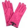 SNUGRUGS Ladies Suede Gloves with Fleece Lining and Bow Feature