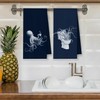 YRDBGHZDF Navy Blue Coastal Beach Octopus Hand Towels, Octopus Bathroom