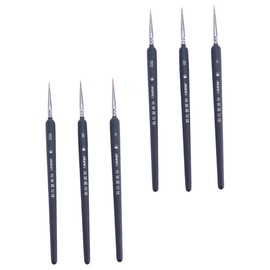 DOITOOL 6Pcs Fine Detail Paint Brush for Watercolor Painting Professional Artist Drawing Pens for Precision Techniques for Art Lovers Beginners