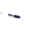 TWSBI Eco Black, F Nib Fountain Pen-Demonstrator, Piston, Tone Alloy