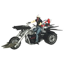 Gi Joe Alpha Vehicle - Doom Cycle with Storm Rider V1