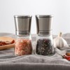 VUCCHINI Salt and Pepper Grinder Set - Adjustable Stainless Steel