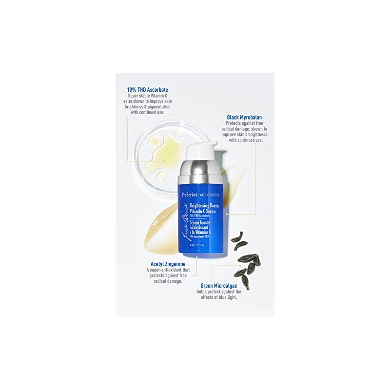 Jack Black Brightening Booster Vitamin C Serum, 1 oz.
