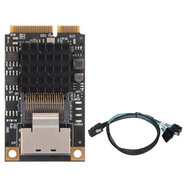 Mini PCIE Expansion Card 4 SATA 3.0 6Gb/s RAID MSI NCQ AHCI 1.0 88SE9215 Expansion Card for Host Controller
