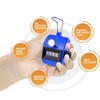 White Deer Hand Tally Counter 4 Digit Number Dual Clicker