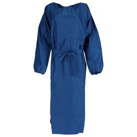 Kerbl Milking Apron Washing Apron Veterinary Apron with Sleeves, Navy, M L XL, blue