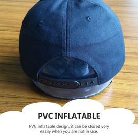 Frcolor 8pcs Portable Inflatable Hats Inflatable Hat Support Hat Display Stand Hat Rack Support Pvc Baseball