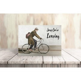 James Coates Sorry You're Leaving A5 Card for Colleagues or Colleagues