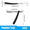 LNQ LUNIQI 2 Piece Men's Razor Metal Set, Barber Tools