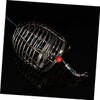 Kisangel 2sets Stainless Steel Lure Cage Bait Trap Fishing Trap