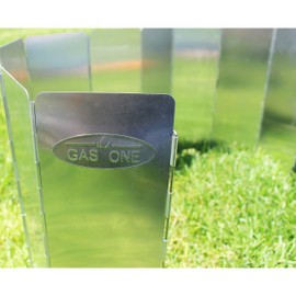 GasOne Aluminum 10 Plates Windscreen: for Use with Gas One Stove and Other Backpacking Stoves, Camping Stoves, Butane Stoves, Alcohol Stoves with Carrying Case