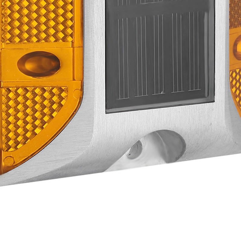 Casting Aluminum Road Stud Light Outdoor Solar Powered Lamp for