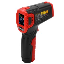 Infrared Thermometer Sound Light Alarm Color LCD Screen Non Contact Temperature Gun for Industrial Cooking