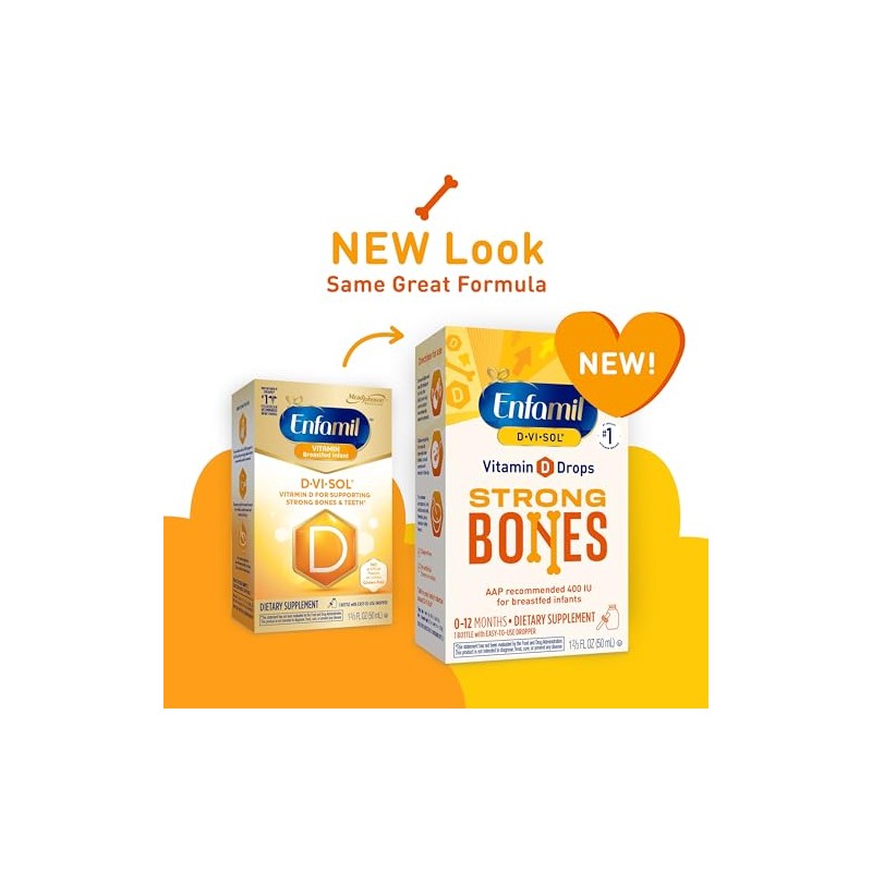 Enfamil D-vi-sol, (Pack of 2)