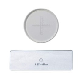Micrómetro Ocular de alta precisión de 0,1 mm + micrómetro de etapa de 0,01 mm