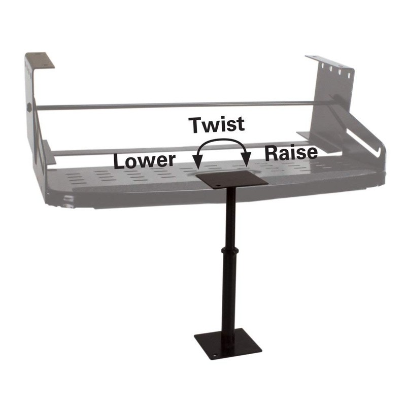 Quick Products QP-JSS-7 RV Step Stabilizer - 8"-13.5", Black