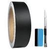LZLRUN Black Matte Air-Release Adhesive Vinyl Tape Roll - Come