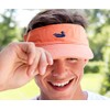 Southern Marsh Visor, Tangerine with Navy, 0