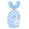 Cute Cartoon Bear Pattern U Shaped Automatic Toothbrush Electric Children