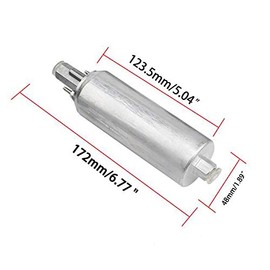 255LPH External Inline Fuel Pump GSL392 GSL-392 HIGH Pressure Fuel Pump with KIT