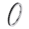 Silvora Thin Bands Ring for Female, Lovely Cubic Zirconia Engagment