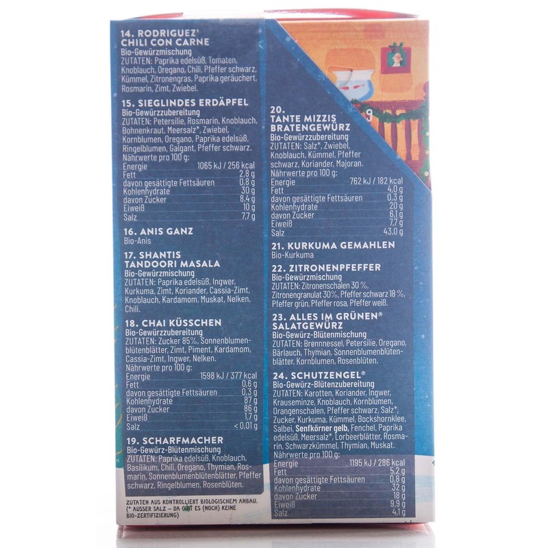 Sonnentor Organic Spice Advent Calendar (1 x 118 g)