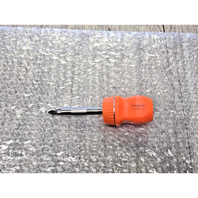 Snap-on Snap On ™ ELECTRIC ORANGE NEW SSDMR1AR ratcheting stubby