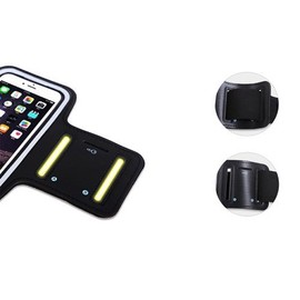 DFV mobile - Armbandtasche Sport Armband Berufsausrüstung Wasserabweisende aus Neopren Premium für Lenovo A766 - Schwarz