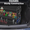 EPAuto Car Trunk Organizer with Adjustable Multi Compartment, Removal Lid