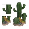 Simulation Resin Cactus Ornament Stable Aquarium Cactus Decoration with Succulents