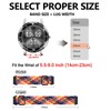 BISONSTRAP 2 Pack Braided Nylon Watch Bands, Upgrade Adjustable Buckle,